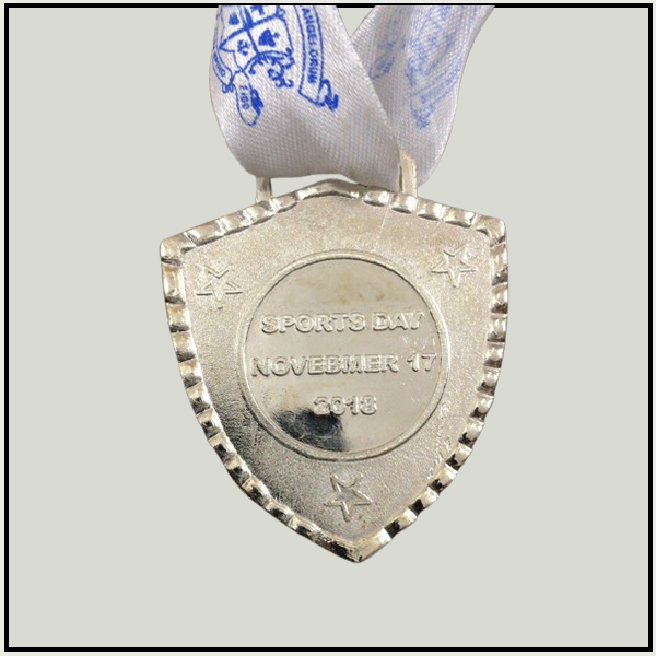Silver  Brass Shield Medal